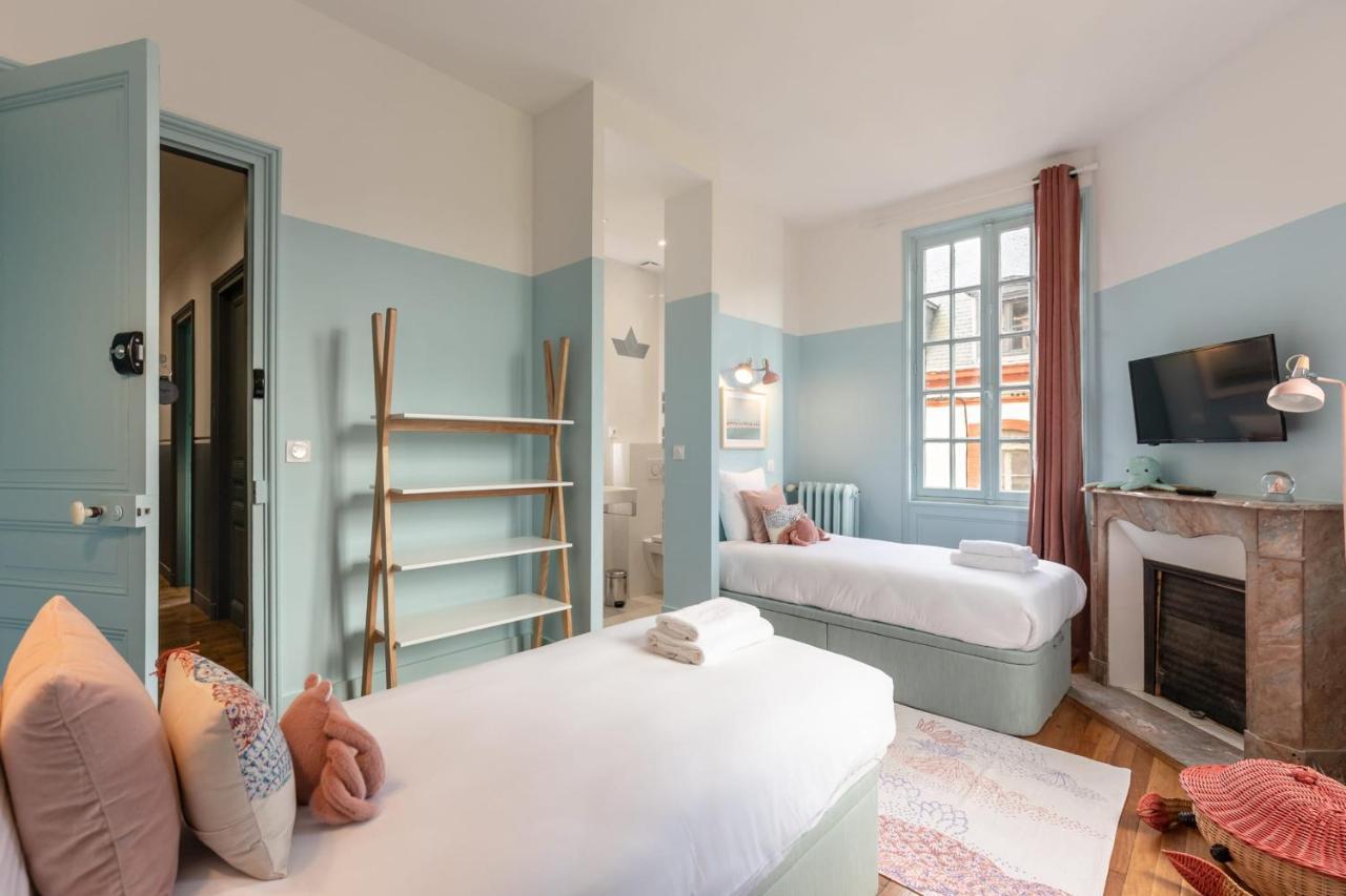 Le Manoir Des Embruns 14P - Location N1- Terrace- Public Parking 2 Min Villa Honfleur Buitenkant foto
