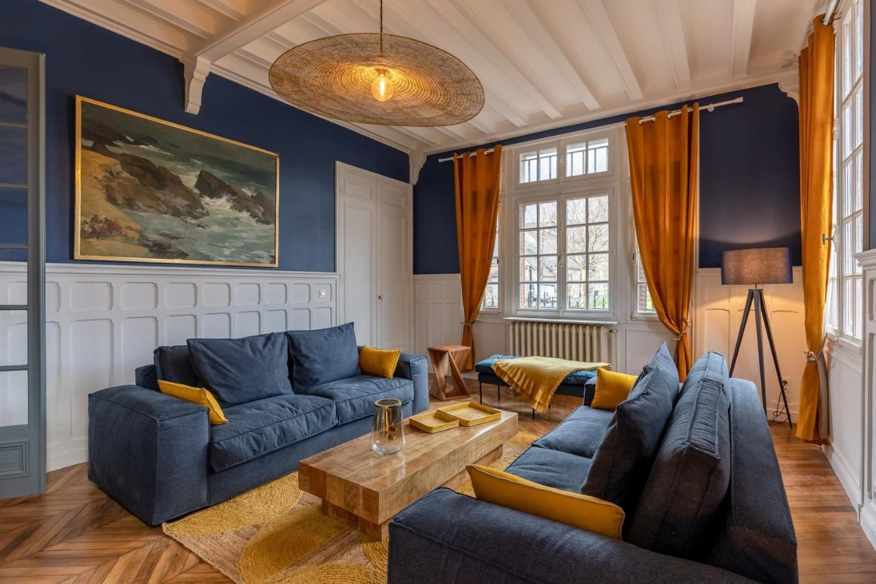 Le Manoir Des Embruns 14P - Location N1- Terrace- Public Parking 2 Min Villa Honfleur Buitenkant foto
