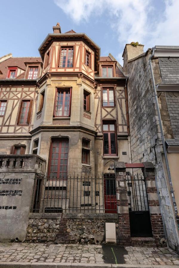 Le Manoir Des Embruns 14P - Location N1- Terrace- Public Parking 2 Min Villa Honfleur Buitenkant foto