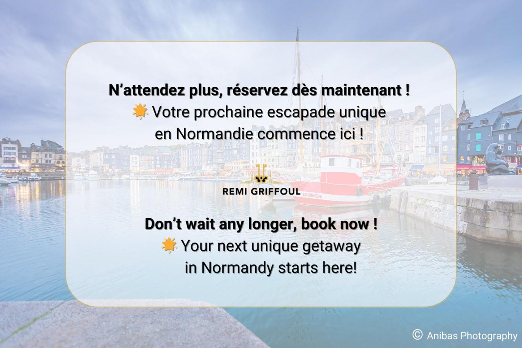 Le Manoir Des Embruns 14P - Location N1- Terrace- Public Parking 2 Min Villa Honfleur Buitenkant foto